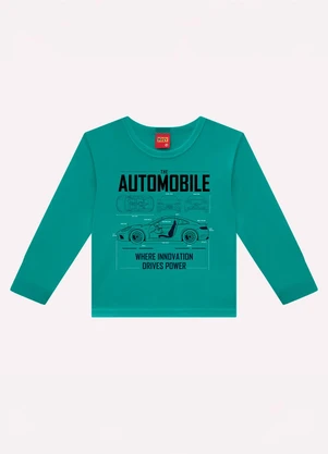 Kyly - Conjunto Infantil Menino Carro Verde - KYLY