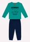 Kyly - Conjunto Infantil Menino Carro Azul - variação: Verde