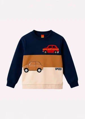 Kyly - Conjunto Infantil Menino Carros Azul - KYLY