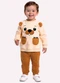 Kyly - Conjunto Infantil Menino Castor Verde - variação: Bege
