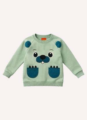 Kyly - Conjunto Infantil Menino Castor Verde - KYLY