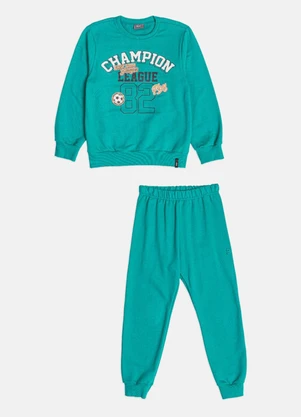 Bimbi - Conjunto Infantil Menino Champion Verde Verde - BIMBI
