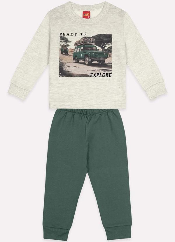 Kyly - Conjunto Infantil Menino Cinza