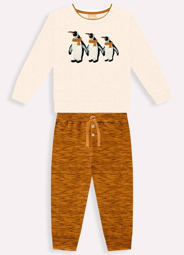 Milon - Conjunto Infantil Menino Cinza