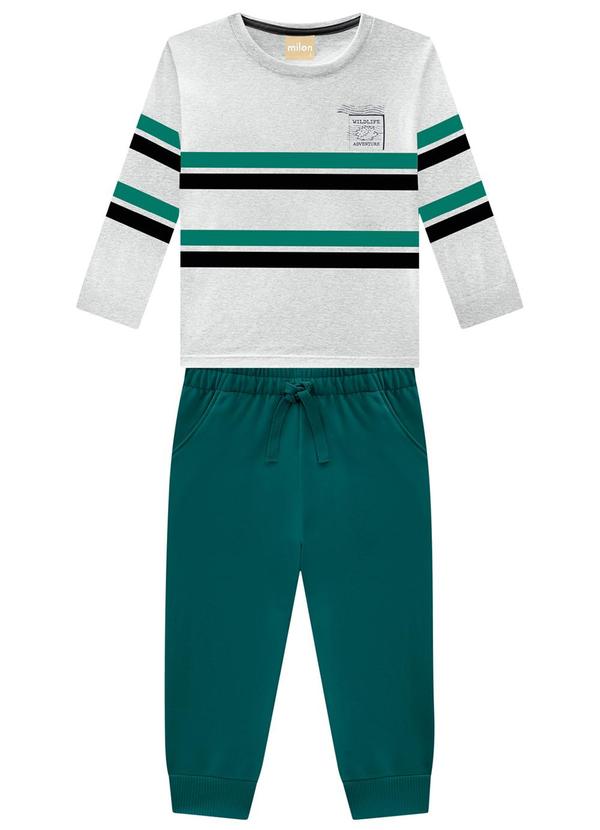 Milon - Conjunto Infantil Menino Cinza