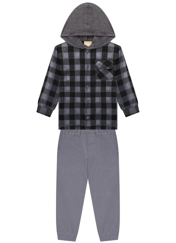 Milon - Conjunto Infantil Menino Cinza