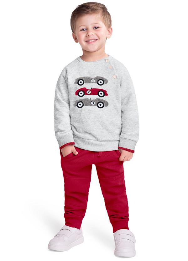 Milon - Conjunto Infantil Menino Cinza