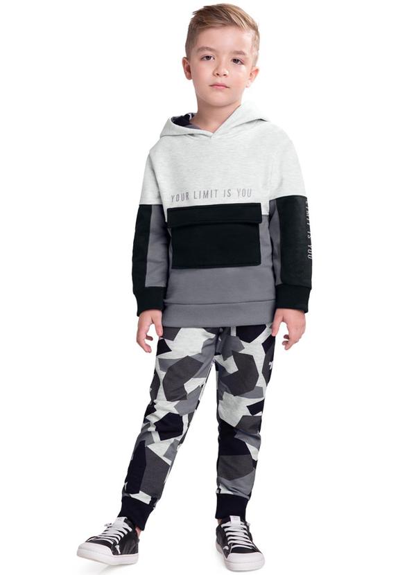 Milon - Conjunto Infantil Menino Cinza