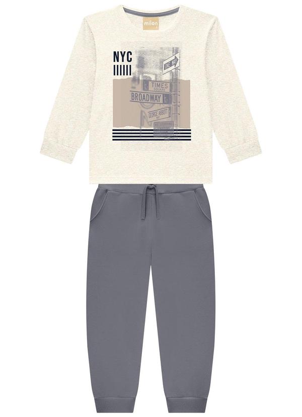 Milon - Conjunto Infantil Menino Cinza