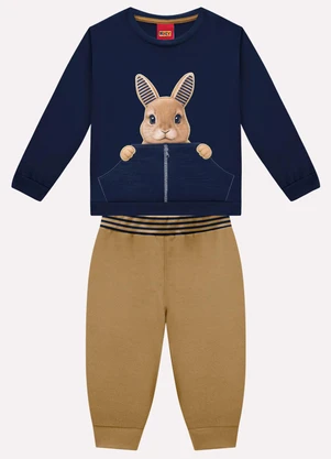 Kyly - Conjunto Infantil Menino Coelhinho Azul - KYLY