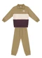 Brandili Mundi - Conjunto Infantil Menino Colorblock Azul - variação: Marrom