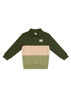 Mundi - Conjunto Infantil Menino Colorblock Verde - MUNDI