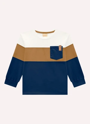 Milon - Conjunto Infantil Menino com Bolso Branco - MILON