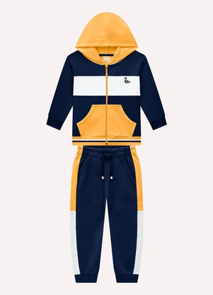Milon - Conjunto Infantil Menino com Capuz Azul - MILON