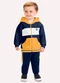 Milon - Conjunto Infantil Menino com Capuz Azul - variação: Azul