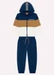Milon - Conjunto Infantil Menino com Capuz Azul - variação: Azul