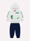 Kyly - Conjunto Infantil Menino com Capuz Cinza - variação: Cinza