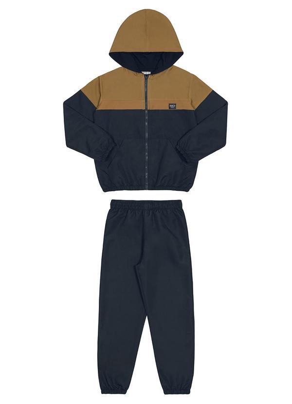 Alakazoo - Conjunto Infantil Menino com Jaqueta Politel Azul Marinho