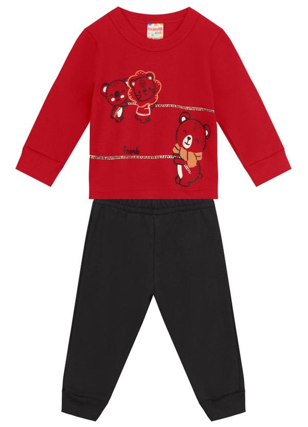 Brandili - Conjunto Infantil Menino de BichinhosBordô 2