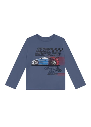 Brandili - Conjunto Infantil Menino de Carro Azul - BRANDILI