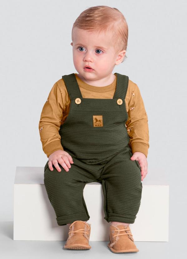 Mundi - Conjunto Infantil Menino de Cavalinho Marrom