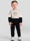 Brandili - Conjunto Infantil Menino de Dinossauro Marrom - variação: Cinza