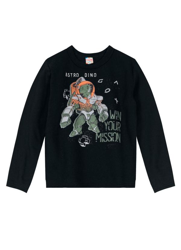 Brandili - Conjunto Infantil Menino de Dinossauro Preto 3