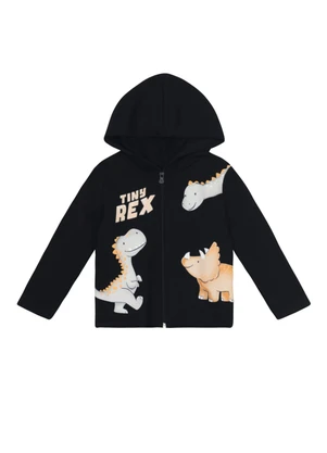 Brandili - Conjunto Infantil Menino de Dinossauro Preto - BRANDILI