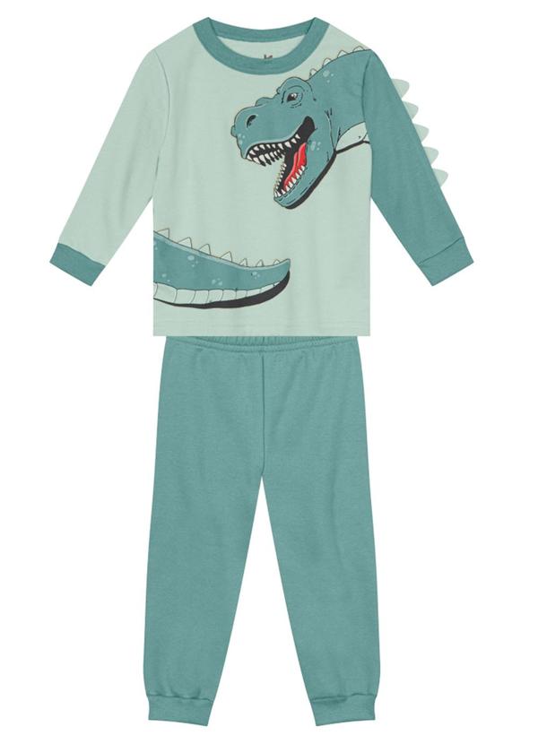 Brandili - Conjunto Infantil Menino de DinossauroVerde 2