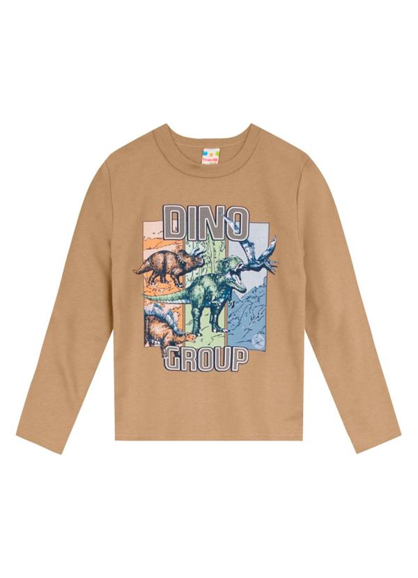 Brandili - Conjunto Infantil Menino de DinossaurosMarrom 2