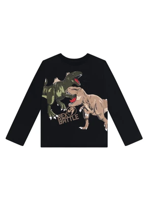 Brandili - Conjunto Infantil Menino de Dinossauros Preto - BRANDILI