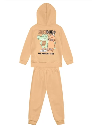 Brandili - Conjunto Infantil Menino de Jacaré Amarelo - BRANDILI
