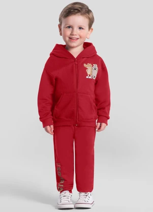 Brandili - Conjunto Infantil Menino de Jacaré Bordô - BRANDILI