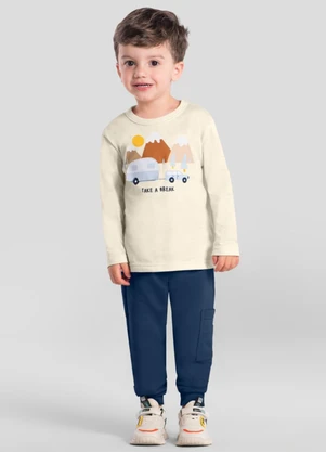 Brandili - Conjunto Infantil Menino de Montanha Natural - BRANDILI