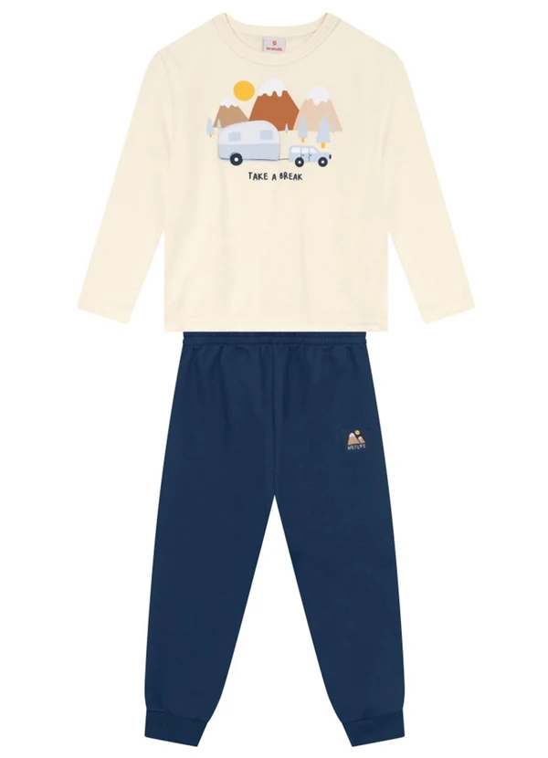 Brandili - Conjunto Infantil Menino de Montanha Natural 2