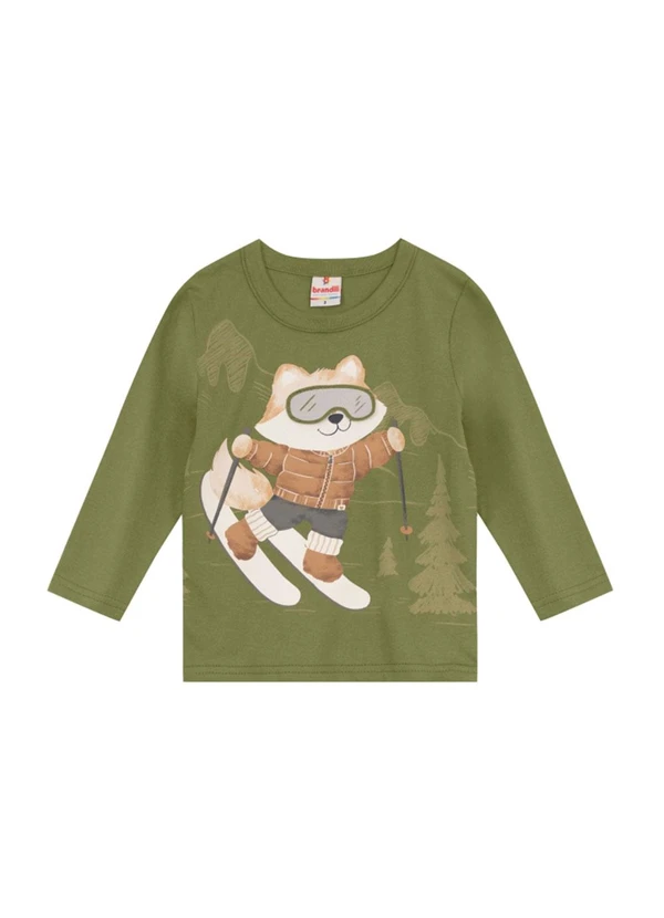 Brandili - Conjunto Infantil Menino de Raposinha Verde 4