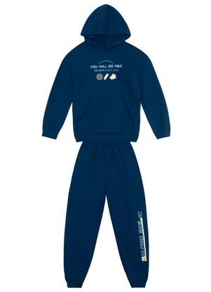 Brandili - Conjunto Infantil Menino de Skate Azul - BRANDILI