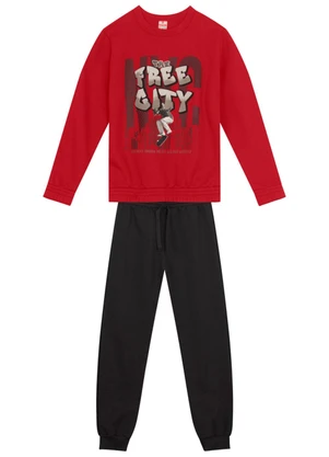 Brandili - Conjunto Infantil Menino de SkateBordô - BRANDILI