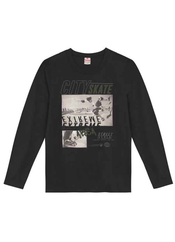 Brandili - Conjunto Infantil Menino de SkateCinza 3