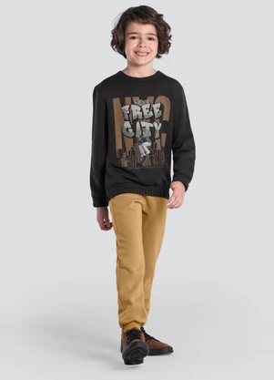 Brandili - Conjunto Infantil Menino de SkateCinza - BRANDILI