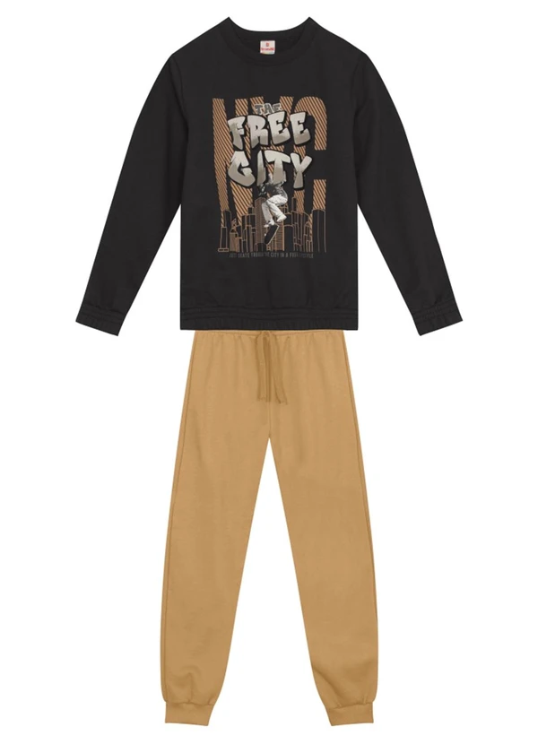 Brandili - Conjunto Infantil Menino de SkateCinza 2