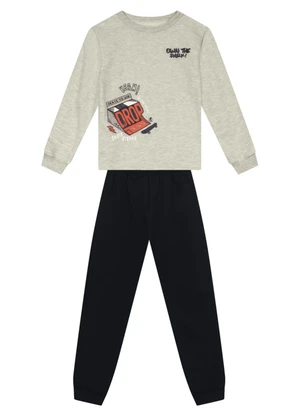 Brandili - Conjunto Infantil Menino de Skate Cinza - BRANDILI