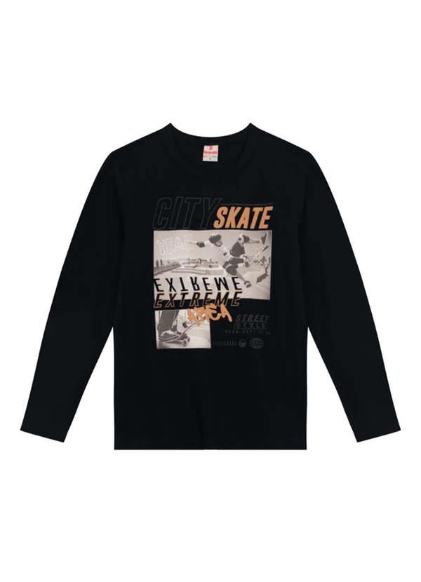Brandili - Conjunto Infantil Menino de SkatePreto 2