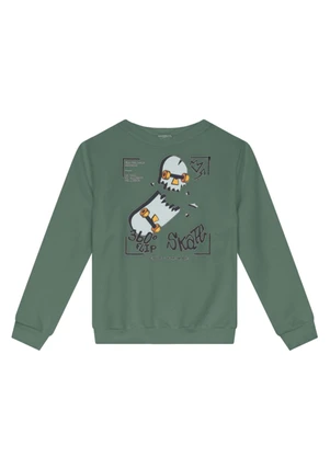 Brandili - Conjunto Infantil Menino de Skate Verde - BRANDILI
