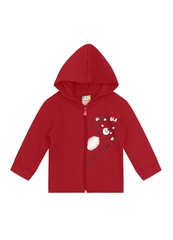 Brandili - Conjunto Infantil Menino de Ursinho Bordô 2