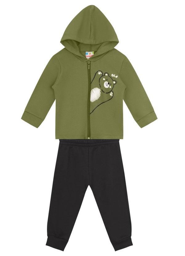 Brandili - Conjunto Infantil Menino de Ursinho Verde