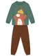 Brandili - Conjunto Infantil Menino de Ursinho Verde - variação: Verde