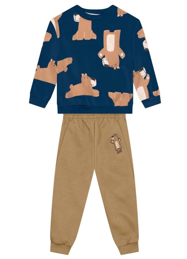 Brandili - Conjunto Infantil Menino de Ursinhos Azul 2
