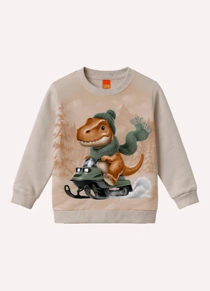 Kyly - Conjunto Infantil Menino Dinossauro Bege - KYLY