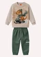 Kyly - Conjunto Infantil Menino Dinossauro Bege - variação: Bege